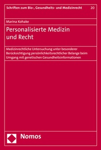 Abbildung von: Personalisierte Medizin und Recht - Nomos