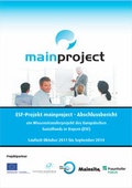 Cover: ESF-Projekt mainproject - Abschlussbericht - IMI-Verlag