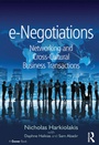 Cover: e-Negotiations - Routledge