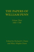 Cover: The Papers of William Penn, Volume 3 - University of Pennsylvania Press