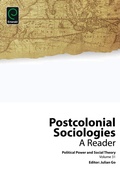 Cover: Postcolonial Sociologies - Emerald Publishing Limited