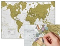 Bild: Scratch the World wall map - Maps International Ltd