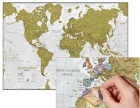 Abbildung von: Scratch the World wall map - Maps International Ltd