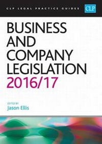 Abbildung von: Business and Company Legislation 2016/17 - College of Law Publishing