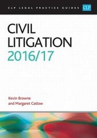 Enlarge image Cover: Civil Litigation 2016/17 - College of Law Publishing