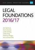 Cover: Legal Foundations 2016/17 - College of Law Publishing