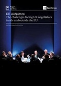 Cover: EU Wargames: The Challenges Facing UK Negotiators Inside and Outside the EU - Open Europe