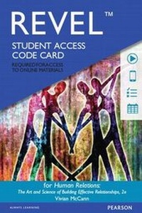 Enlarge image Cover: Revel for Human Relations - Pearson Education (US)