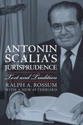Cover: Antonin Scalia's Jurisprudence - University Press of Kansas