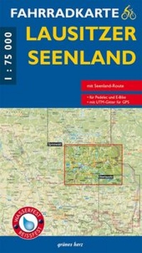 Abbildung von: Fahrradkarte Lausitzer Seenland - grünes herz