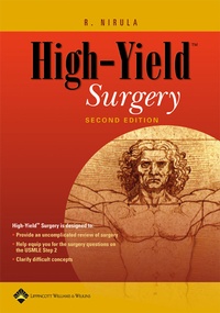 Enlarge image Cover: High-Yield (TM) Surgery - Lippincott Williams and Wilkins