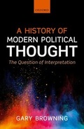 Cover: A History of Modern Political Thought - Oxford University Press