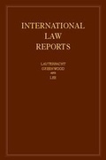 Cover: International Law Reports: Volume 165 - Cambridge University Press