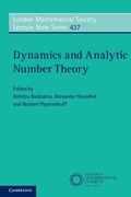 Cover: Dynamics and Analytic Number Theory - Cambridge University Press