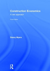 Enlarge image Cover: Construction Economics - Routledge