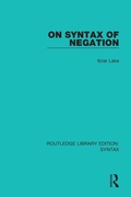 Cover: On Syntax of Negation - Routledge