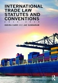 Cover: International Trade Law Statutes and Conventions 2016-2018 - Routledge