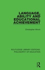 Cover: Language, Ability and Educational Achievement - Routledge