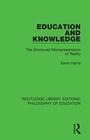 Cover: Education and Knowledge - Routledge