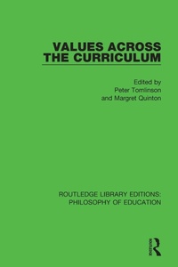 Enlarge image Cover: Values Across the Curriculum - Routledge