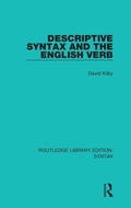 Cover: Descriptive Syntax and the English Verb - Routledge