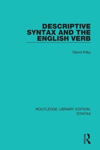 Enlarge image Cover: Descriptive Syntax and the English Verb - Routledge