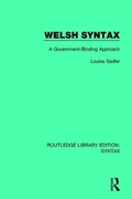 Cover: Welsh Syntax - Routledge