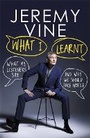 Cover: What I Learnt - Weidenfeld & Nicolson