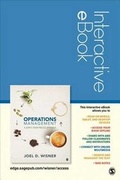 Cover: Operations Management Interactive eBook - SAGE Publications Inc