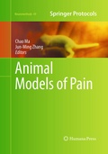 Cover: Animal Models of Pain - Humana Press Inc.