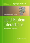 Cover: Lipid-Protein Interactions - Humana Press Inc.