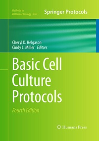 Enlarge image Cover: Basic Cell Culture Protocols - Humana Press Inc.