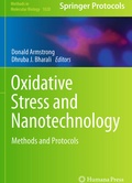 Cover: Oxidative Stress and Nanotechnology - Humana Press Inc.