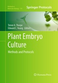 Cover: Plant Embryo Culture - Humana Press Inc.