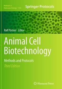 Enlarge image Cover: Animal Cell Biotechnology - Humana Press Inc.