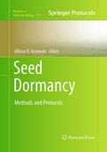 Cover: Seed Dormancy - Humana Press Inc.