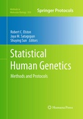 Cover: Statistical Human Genetics - Humana Press Inc.