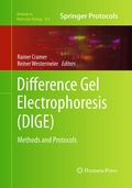 Cover: Difference Gel Electrophoresis (DIGE) - Humana Press Inc.