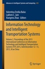 Cover: Information Technology and Intelligent Transportation Systems - Springer