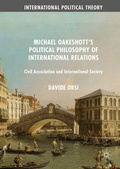 Cover: Michael Oakeshott's Political Philosophy of International Relations - Palgrave Macmillan