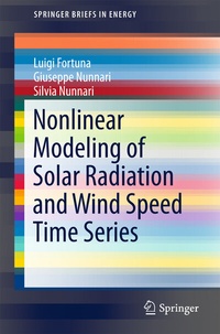 Enlarge image Cover: Nonlinear Modeling of Solar Radiation and Wind Speed Time Series - Springer