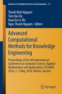 Enlarge image Cover: Advanced Computational Methods for Knowledge Engineering - Springer