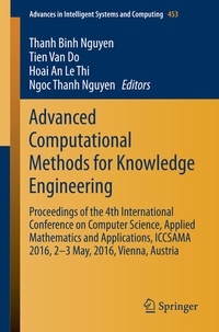 Enlarge image Cover: Advanced Computational Methods for Knowledge Engineering - Springer