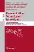 Cover: Communication Technologies for Vehicles - Springer