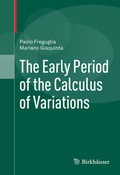 Cover: The Early Period of the Calculus of Variations - Birkh&auml;user