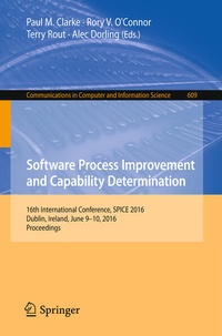 Enlarge image Cover: Software Process Improvement and Capability Determination - Springer