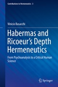 Cover: Habermas and Ricoeur's Depth Hermeneutics - Springer