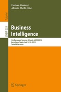 Cover: Business Intelligence - Springer