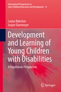 Cover: Development and Learning of Young Children with Disabilities - Springer