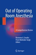 Cover: Out of Operating Room Anesthesia - Springer